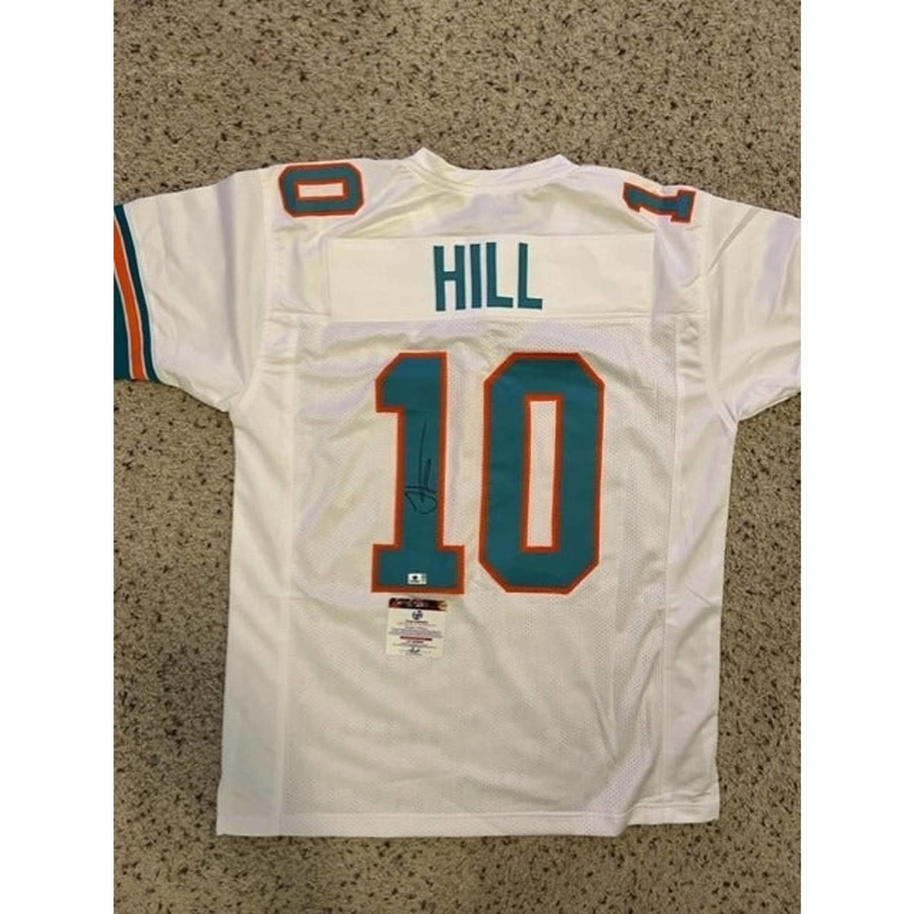 Tyreek Hill Autographed/Signed Miami Dolphins XL Jersey with COA